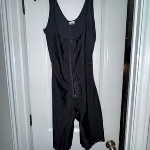 Black Full-Body Shapewear Romper Stage 1 Faja XXL
